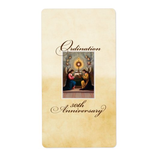 第50回聖霊祭壇の天使 ラベル (正面)