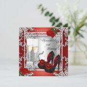 第50回誕生会レッドローズシルバー 招待状 (スタンド正面)