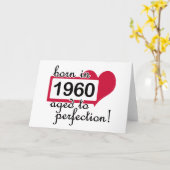 第50回誕生日ギフト, 1960 カード (黄色い花)