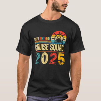 第50回誕生日クルーズスクワッド2025マッチングファミリーVa Tシャツ