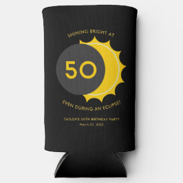 第50回誕生日パーティーと太陽のEclipse 2025 スリム缶クーラー