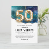 第50回誕生日パーティーへの招待 招待状 (スタンド正面)