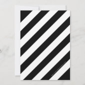 第50回誕生日パーティー招待状モダン金ゴールドグリッター 招待状 (裏面)