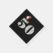 第50回誕生日パーティー風船 スタンダードカクテルナプキン (角)