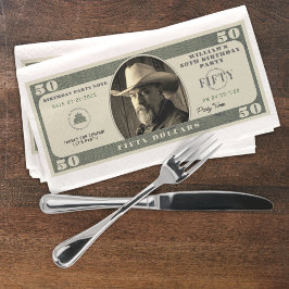 第50回誕生日パーティー50ドル札