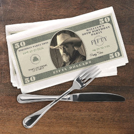 第50回誕生日パーティー50ドル札