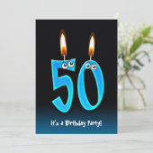 第50回誕生日パーティー 招待状 (スタンド正面)