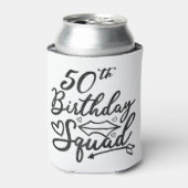 第50回誕生日分隊パーティー誕生日デイシルバー 缶クーラー (缶正面)