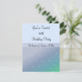 第50回誕生日発表（青） 招待状 (スタンド正面)