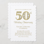 第50回金のエレガントな結婚記念日パーティー 招待状 (正面/裏面)