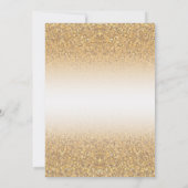 第50回金ゴールドグリッターフレーム結婚フローラ記念日 招待状 (裏面)