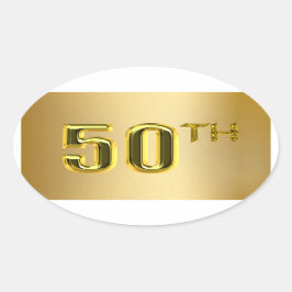 第50回金ゴールドシールとシール 楕円形シール