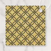 第50回金ゴールド結婚カップルグリッター フェイバータグ (裏面)