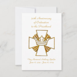 第50回金ジュビリー祭司叙位記念日 サンキューカード