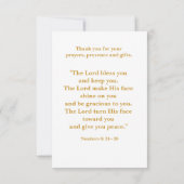 第50回金ジュビリー祭司叙位記念日 サンキューカード (裏面)