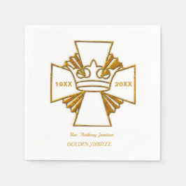 第50回金ジュビリー祭司叙位記念日 スタンダードカクテルナプキン