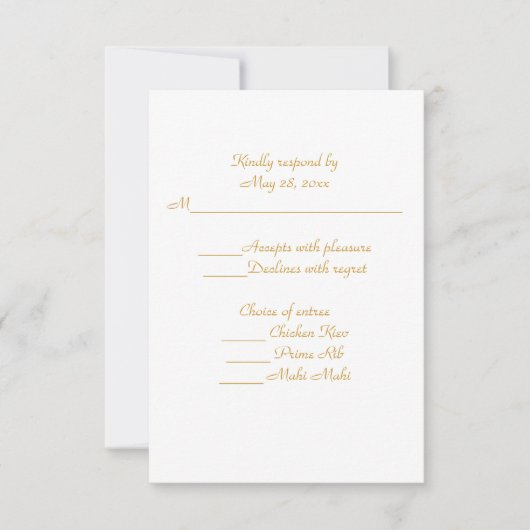 第50回金ジュビリー祭司叙位記念日 出欠カード (正面)