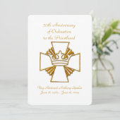 第50回金ジュビリー祭司叙位記念日 招待状 (スタンド正面)