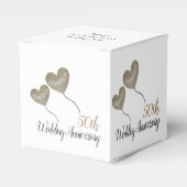 第50回金結婚金アニバーサリーボックス フェイバーボックス (正面サイド)