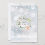 第50回金結婚金周年冬フローラ 招待状 (裏面)