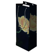 第50回金結婚金記念日バラ ワインギフトバッグ (裏面アングル)