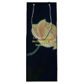 第50回金結婚金記念日バラ ワインギフトバッグ (裏面)