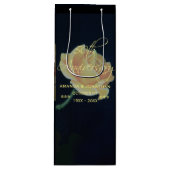 第50回金結婚金記念日バラ ワインギフトバッグ (正面)