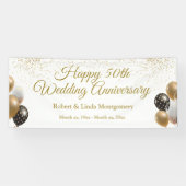 第50回金結婚金記念日披露宴 横断幕 (横)