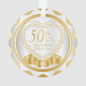 第50回金結婚金記念日2 オーナメント (裏面)
