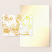 第50回金結婚金記念空白のカード 箔カード (ディスプレー)