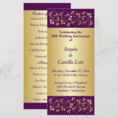 第50回願結婚書の更新プログラム プログラム (正面/裏面)