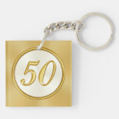 第50回高校懇親会、テキスト、色 キーホルダー (裏面)