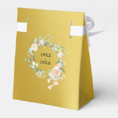 第50回黄金結婚周年記念バラフローラ金ゴールド フェイバーボックス (裏面サイド)