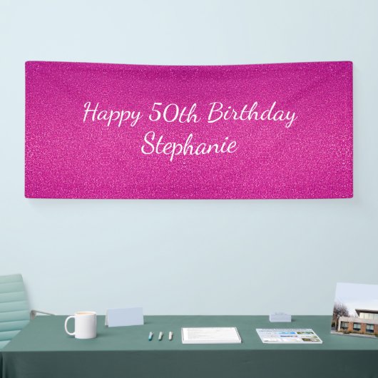 第50回50回ピンクのキラキラハッピーバースデーパーティー2024 横断幕 (トレードショー)
