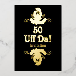 第50回UFF DA誕生日招待状 箔招待状