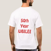 第50年の記念祭 Tシャツ (裏面)