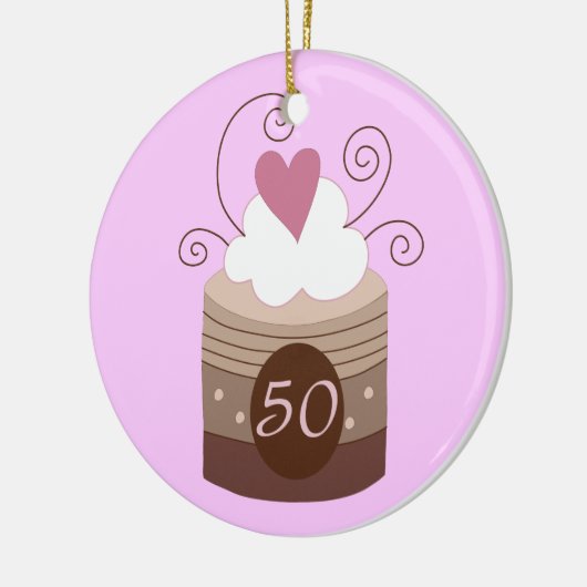 第50彼女のための誕生日プレゼントのアイディア セラミックオーナメント (左)