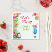 第50日トロピカルサマーディーン&カクテルパーティー スタンダードカクテルナプキン (インサイチュ)