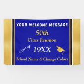 第50期クラス懇親会バナー任意の年、色、文字 横断幕 (横)