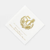 第50期聖者叙階級金ジュビリー スタンダードランチョンナプキン (角)