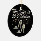 第50期銀の輝く靴のクイーン セラミックオーナメント (右)