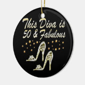 第50期銀の輝く靴のクイーン セラミックオーナメント (左)