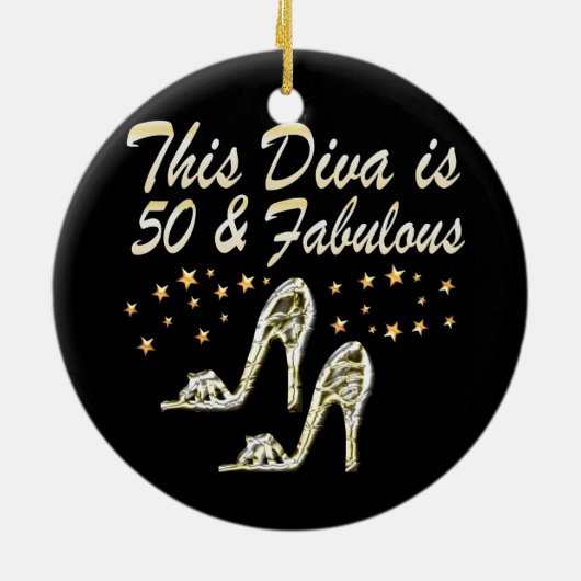 第50期銀の輝く靴のクイーン セラミックオーナメント (裏面)