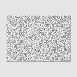 第50白黒誕生日数パターン 薄葉紙