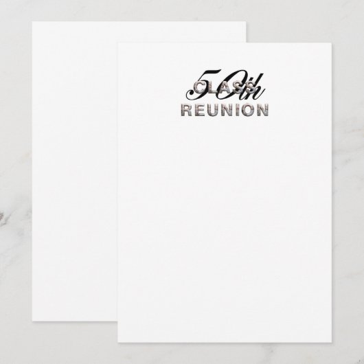 第50種懇親会 招待状 (正面/裏面)