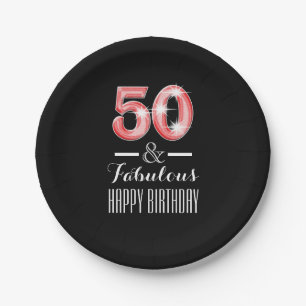 第50第50誕生日の人 ペーパープレート