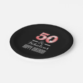 第50第50誕生日の人 ペーパープレート (アングル)