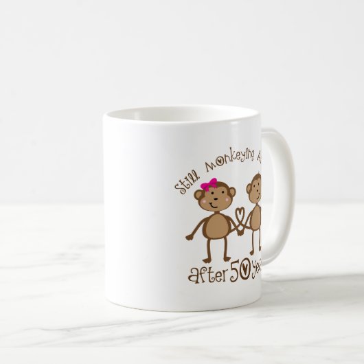 第50結婚記念日のギフト コーヒーマグカップ (正面右)