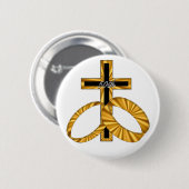 第50結婚記念日のギフト 缶バッジ (正面&裏面)