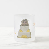 第50結婚記念日のコーヒー・マグ- splorder フロストグラスマグカップ (中央)